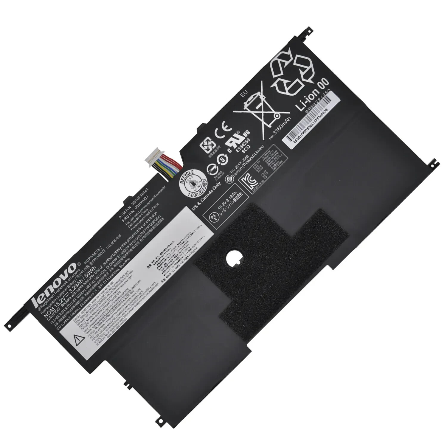 GENUINE 00HW003 00HW002 45N1702 BATTERY FOR LENOVO THINKPAD X1 CARBON GEN 3 2015