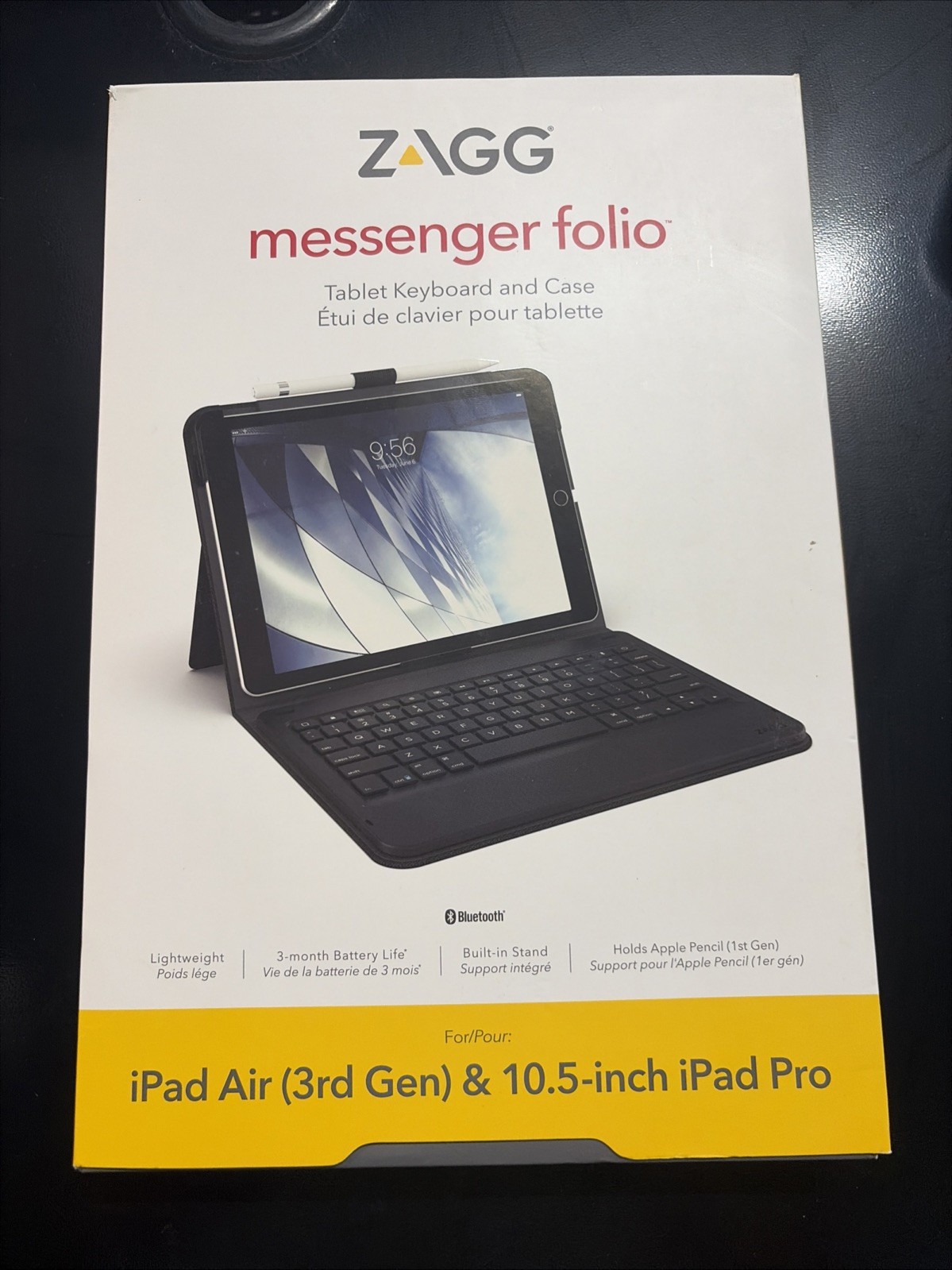ZAGG  Folio Keyboard Cases (10.5 inch) iPad Air (3rd Gen) / Pro