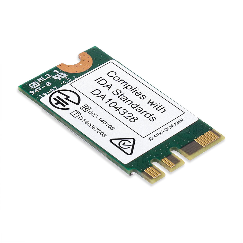 Atheros QCNFA34AC - Killer 1525 AC NGFF Wifi Card with Bluetooth K1D64