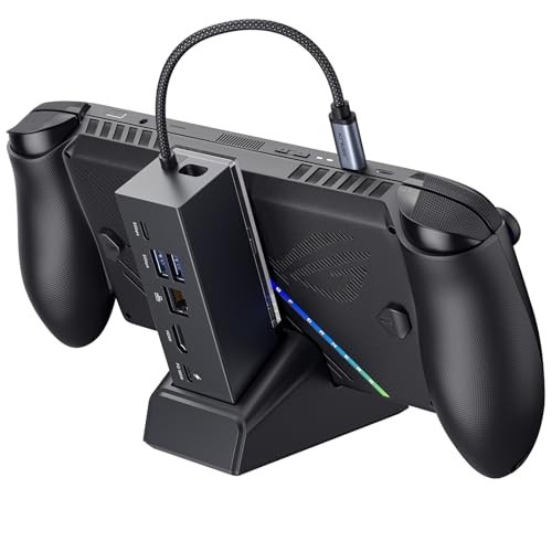 JSAUX HB0609 6-in-1 Docking Station Steam Deck ROG Ally 4K HDMI 100W