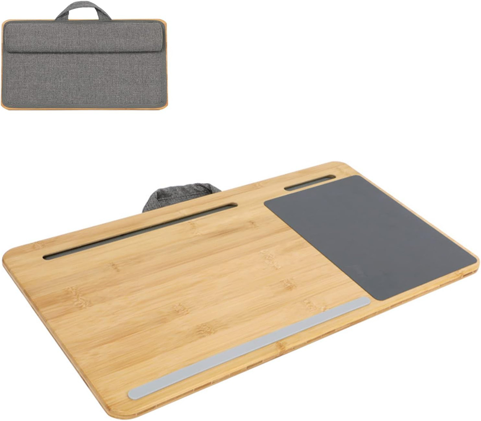 Laptop Lap Desk with Cushion Protable LapDesk with Handle Tablet Support Phone