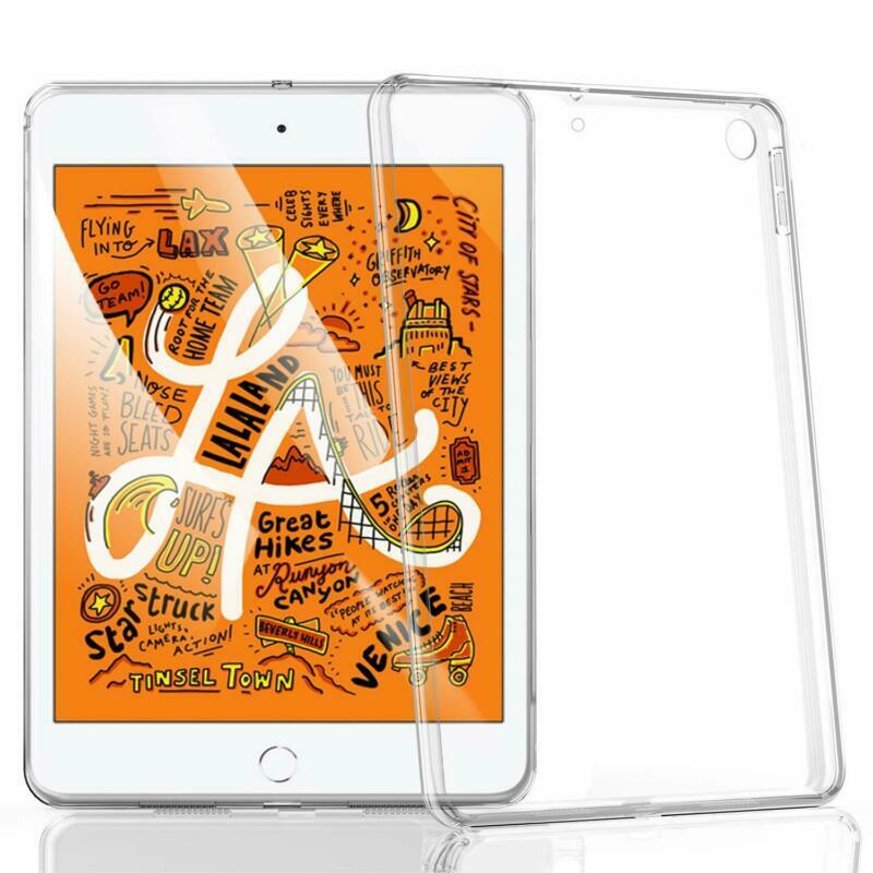 Ultra Thin Soft TPU Silicone Clear Back Case Cover For Apple iPad mini 5 7.9"
