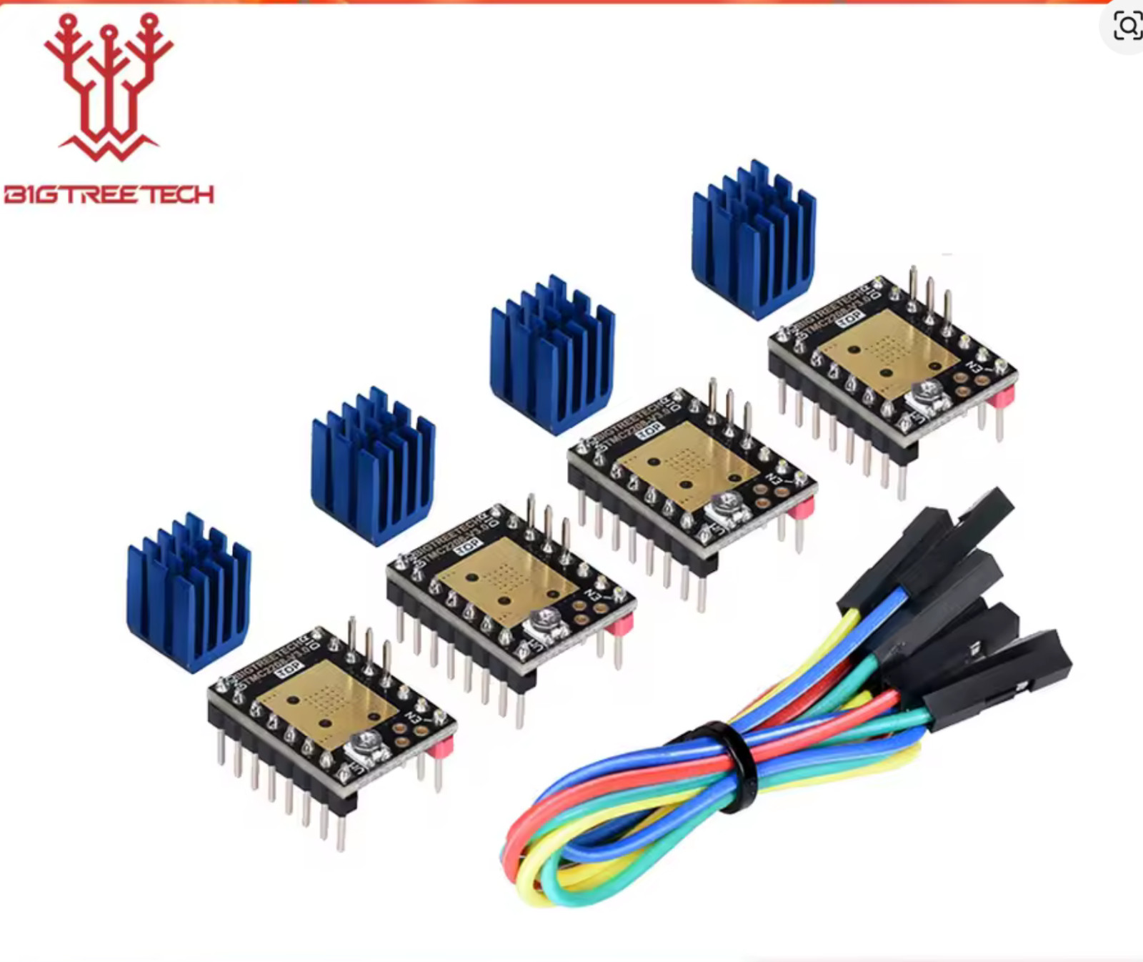 BIGTREETECH TMC2208 V3.0 Stepper Motor Driver UART 5pcs
