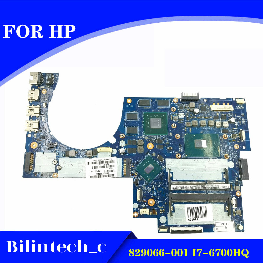 832317-001 FOR HP 17-N178CA 17-N Motherboard LA-C991P I7-6700HQ Test ok