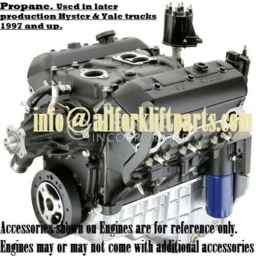 FORKLIFT LPG ENGINE GM 4.3L  For Hyster & Yale  1997 and up OEM GENUINE GM MOTOR