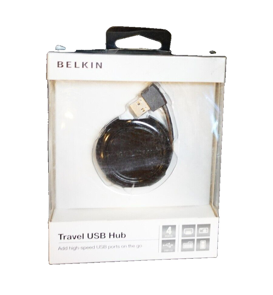 Belkin Travel USB 2.0 Hub 4-Ports - F4U006