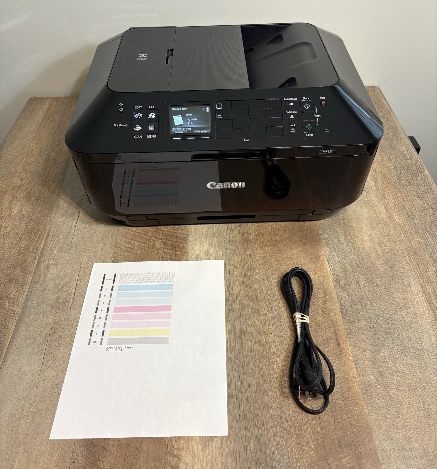 Canon PIXMA MX922 Wireless Office All-in-One Printer - Duplex Color w/ ink Great