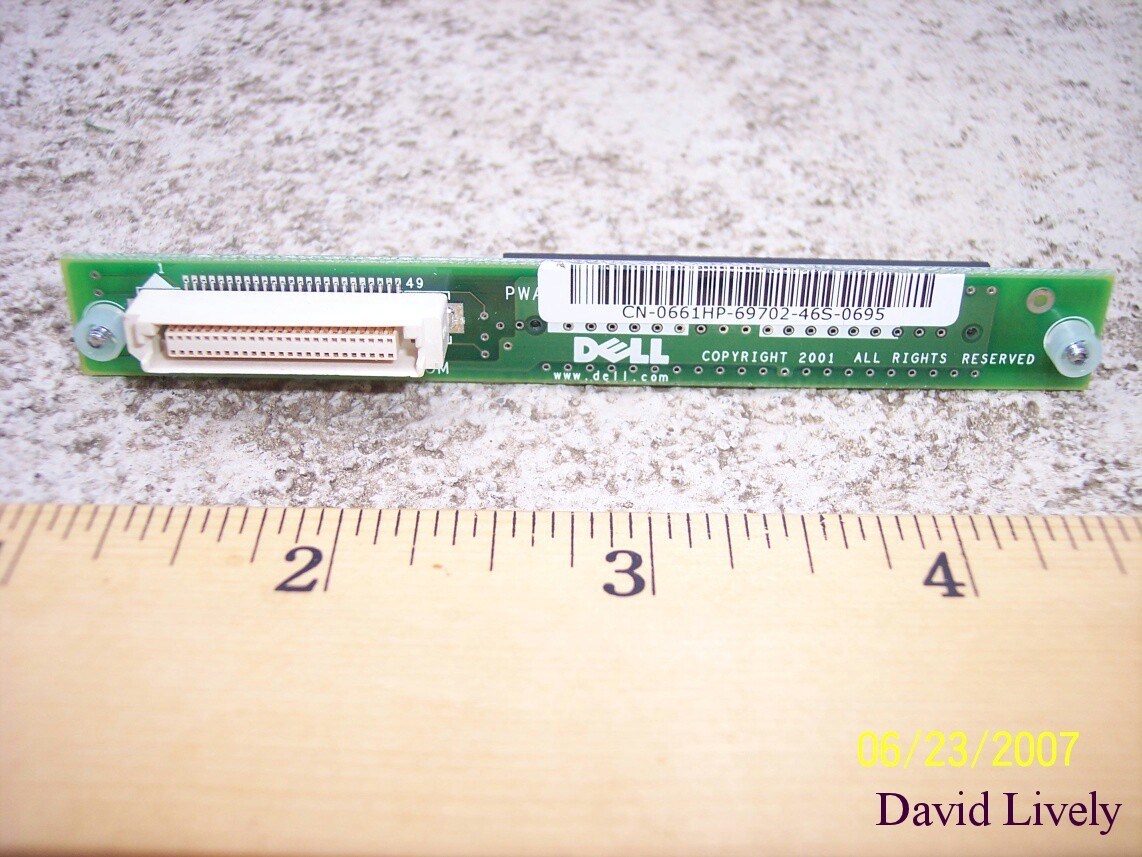 2x Lot Dell 661HP Poweredge 1550 1650 1750 CD Drive Interposer Boards CN-0661HP
