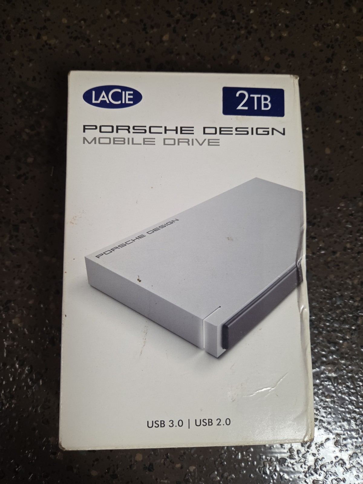 LaCie Porsche Design Mobile Drive 2TB External Drive USB 3.0/2.0- New