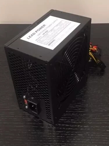 Brand New--Lead Power Black 650w-MAX ATX Power Supply 12cm-Fan 20+4Pin SATA PCIe