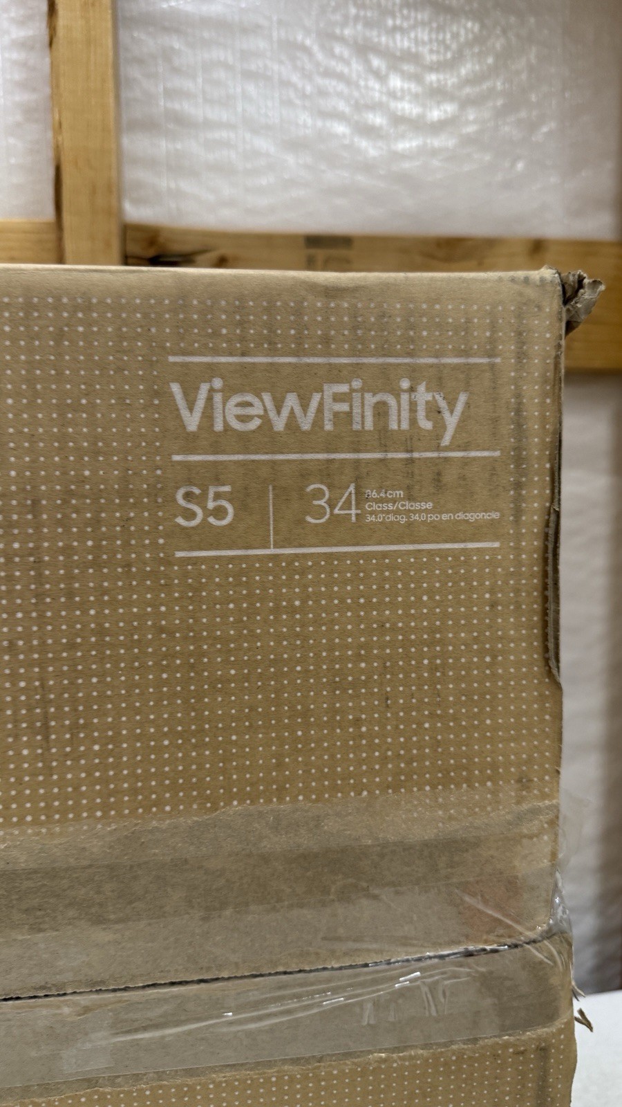 Samsung S34C502GAN 34” ViewFinity S5 Ultrawide QHD FreeSync Monitor =WORKS GREAT