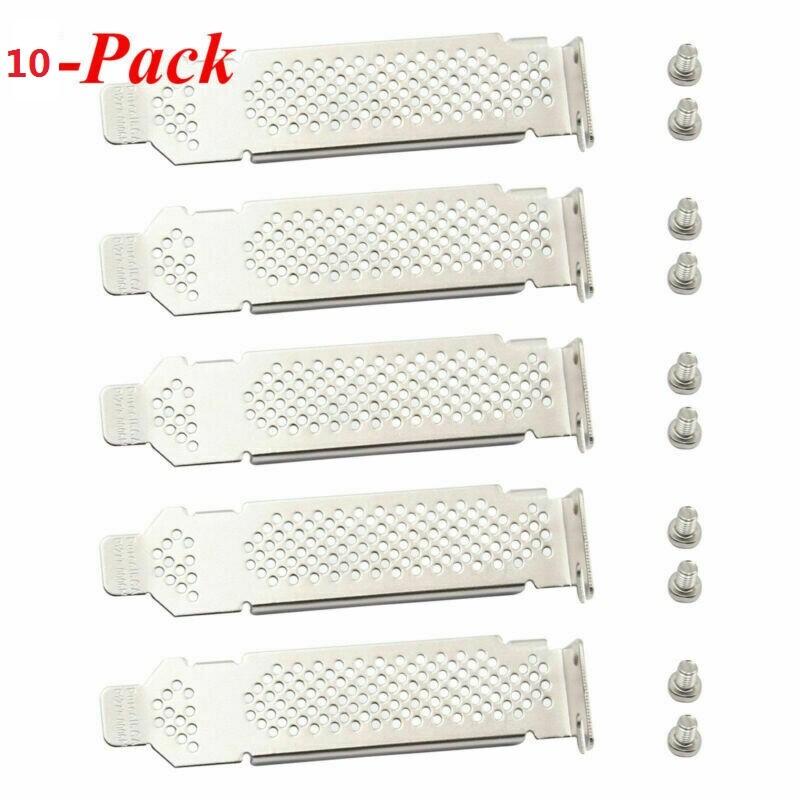 10 Pcs Low Profile Bracket for IBM M1015 LSI 9260-8i 9211 9261 9271 HP P420 P410