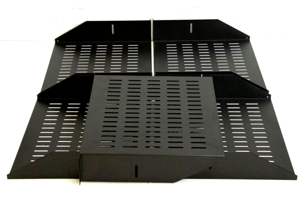 5x Lot, MSTR 2U Vented Steel Rack Shelves For Denon Integra BluRay Sonos n728