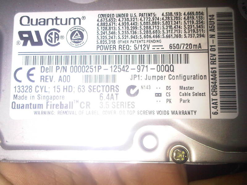 Quantum 6.4at CR64A461 REV 01-N A5U14 0251p-12542-971