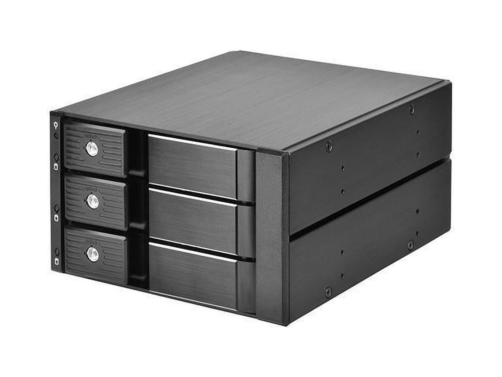 SilverStone SSTFS303B12G FS303B-12G 2x5.25" to 3x3.5" Trayless Hot-Swap Cage