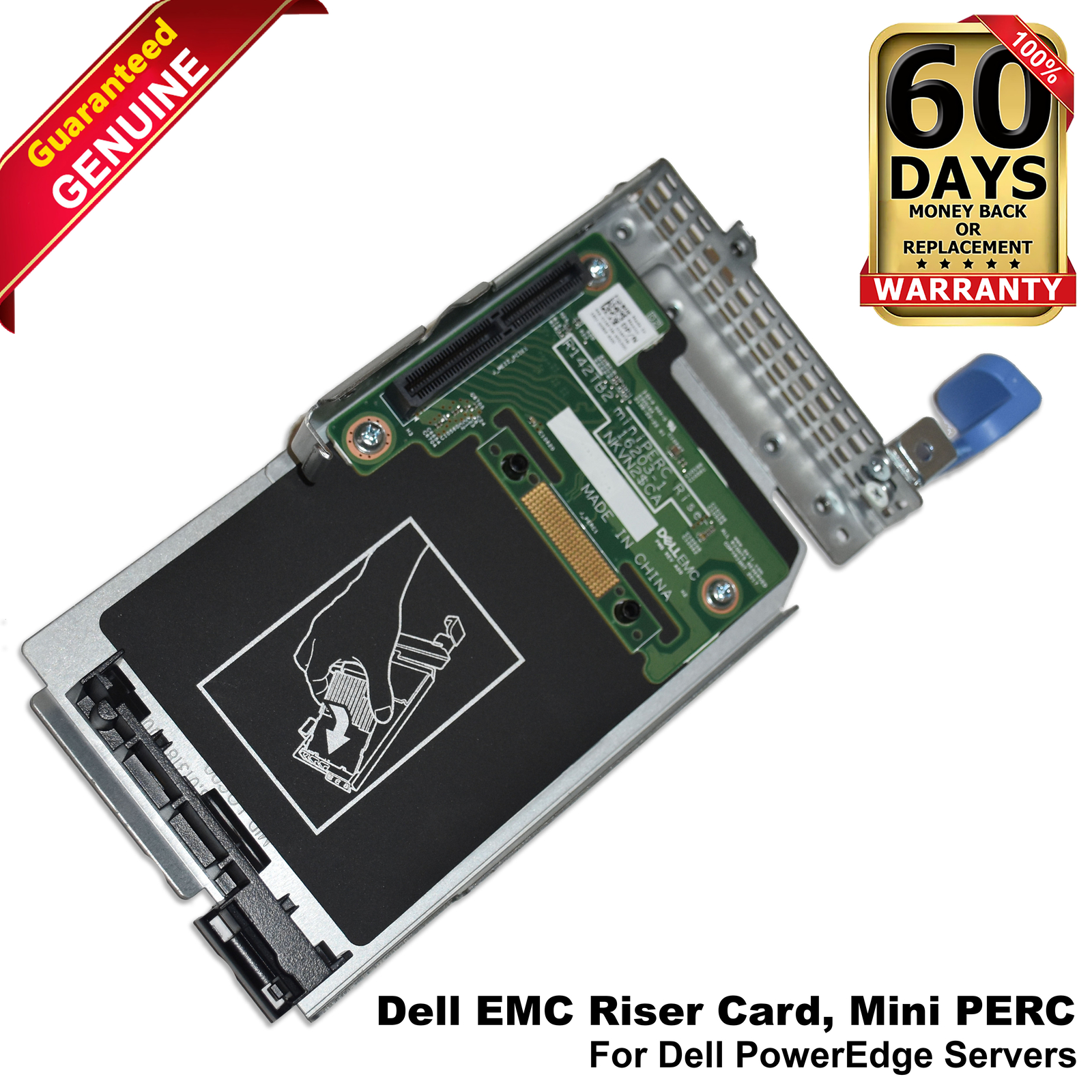 Dell EMC Mini PERC Riser Card for PowerEdge C6420 RAID Controller J4P3N