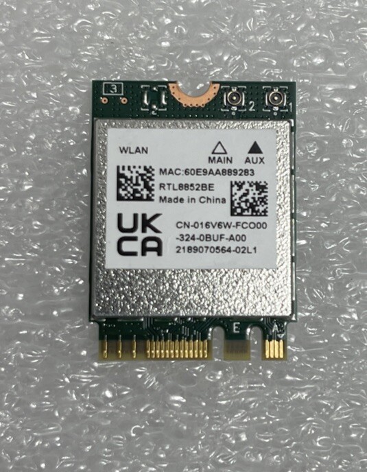 RTL8852BE NGFF M.2 KEY A+E 2230 802.11AC/AX WIFI 6 016v6w 16v6w WS
