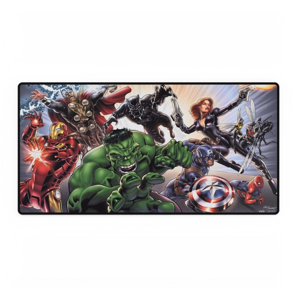 Marvel Avengers And Allies Action Lineup Mouse Pad Desk Mats
