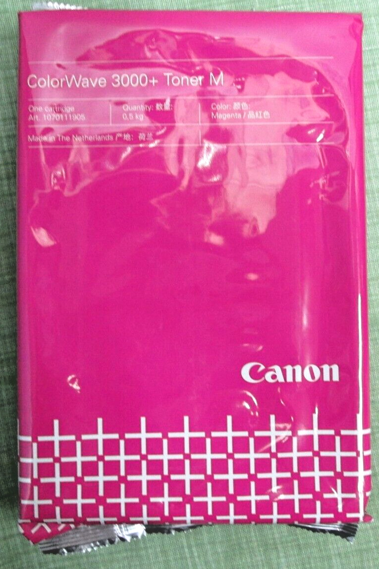 GENUINE  New Canon Océ ColorWave 3000+ (1070111905) Toner, 500g, Magenta, PEARLS