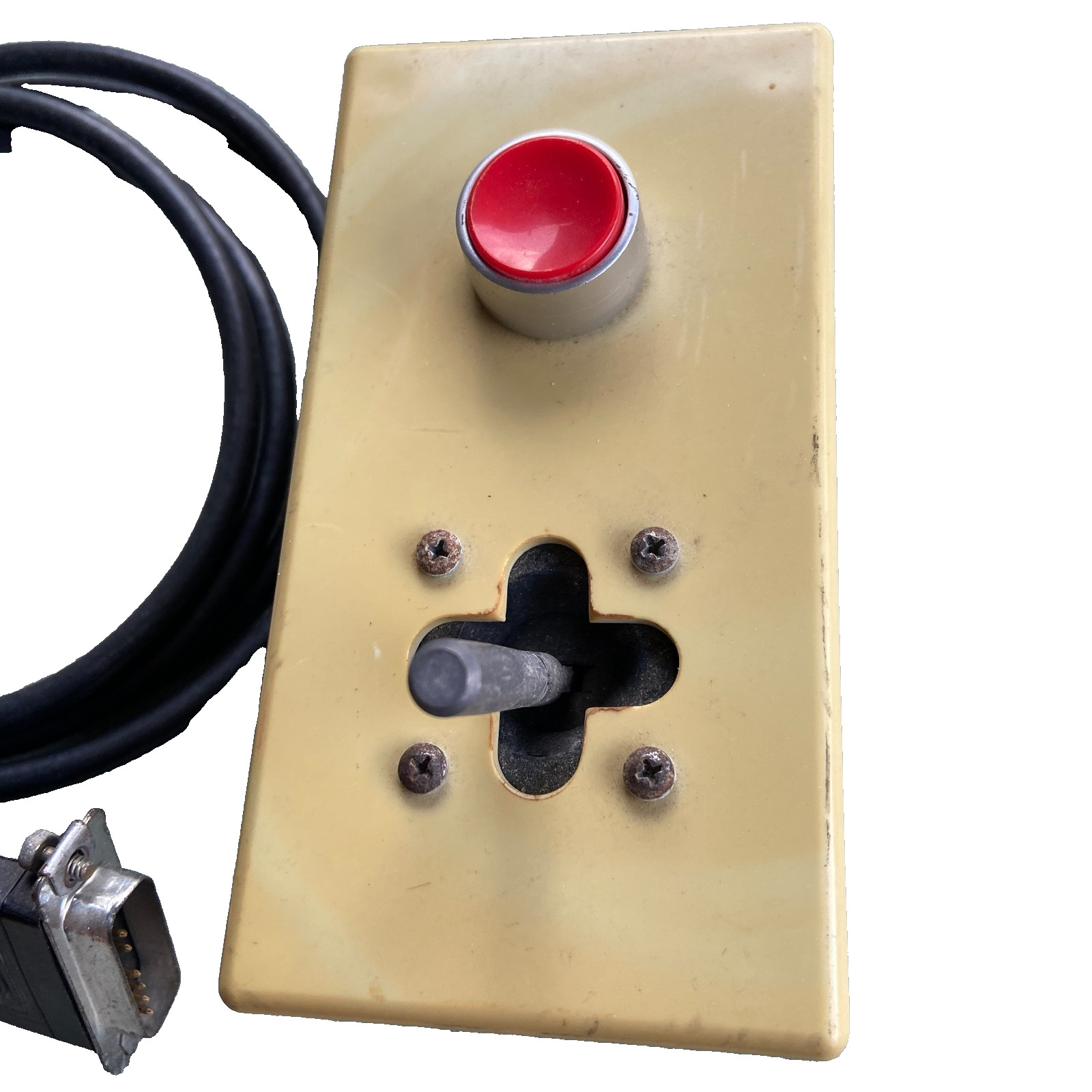 Vintage Computer Mouse Control ? Push Button Joystick Red Button TG AMP IBM ? PC