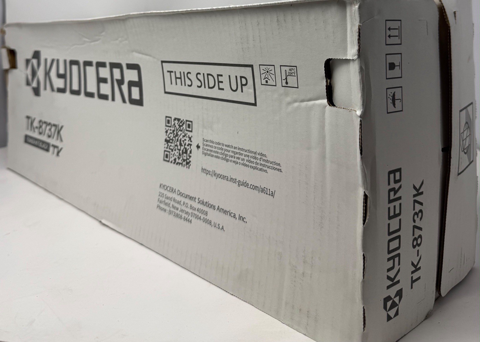 Genuine Kyocera TK-8737K Black Toner 1T02XN0US0 TASKalfa 7353ci 8353ci OEM
