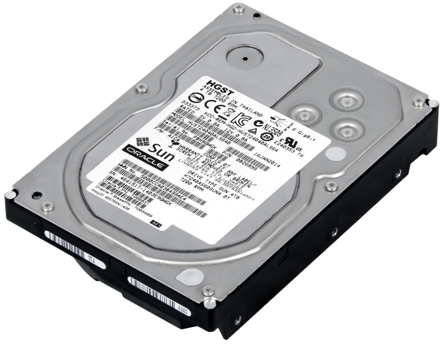 HARD DRIVE HITACHI SUN HUS724040ALS640 7066831 4TB 7200RPM 64MB SAS2 3.5" inch