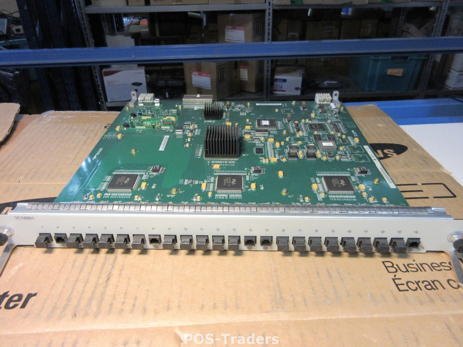 3COM SWITCH 7700 3C16861 24-PORT 100-BASE FX FAST ETHERNET MODULE FROM 7750