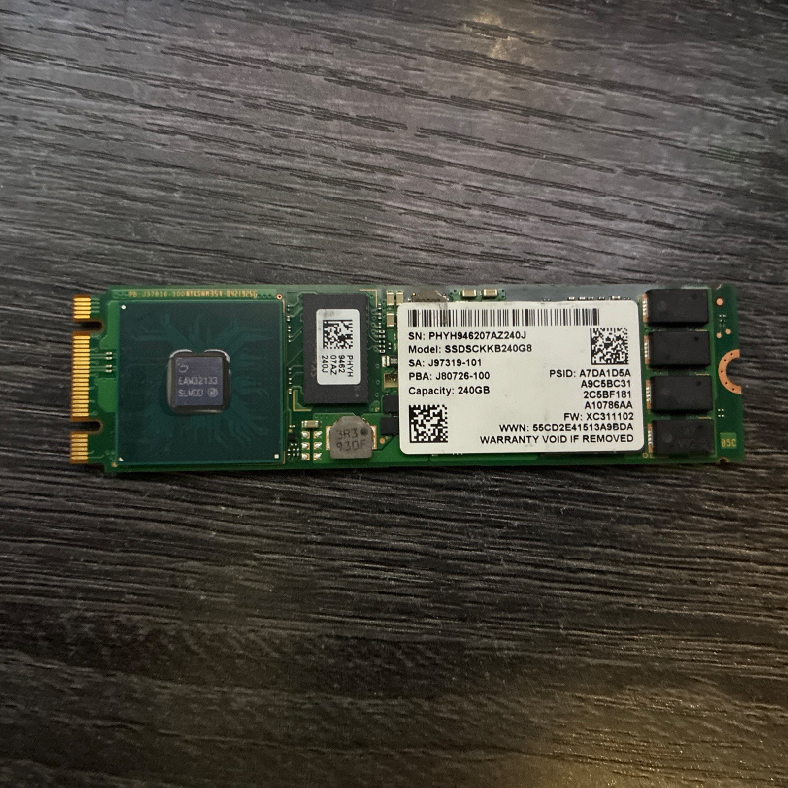 Intel D3-S4510 240GB Enterprise M.2 2280 SATA SSD
