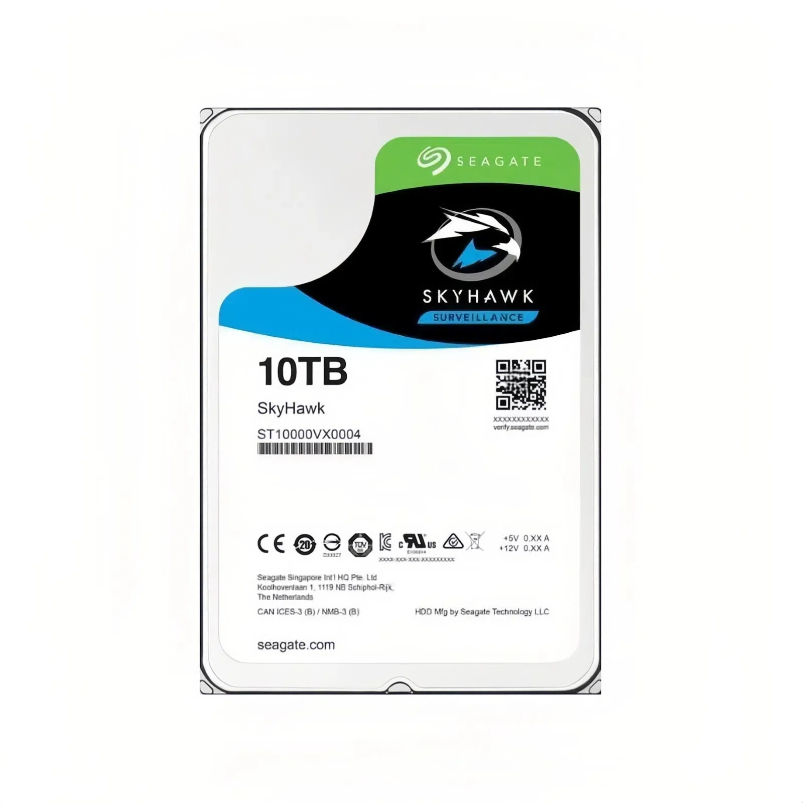 FIT FOR Seagate SkyHawk 10TB ST10000VX0004 Sata 6Gb 3.5"7200RPM 256MB Hard Drive