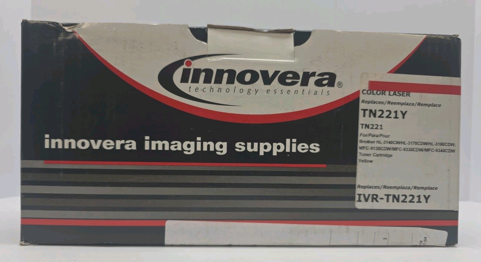 Innovera IVR-TN221Y Yellow Toner Cartridge for Brother TN221 New Factory Sealed