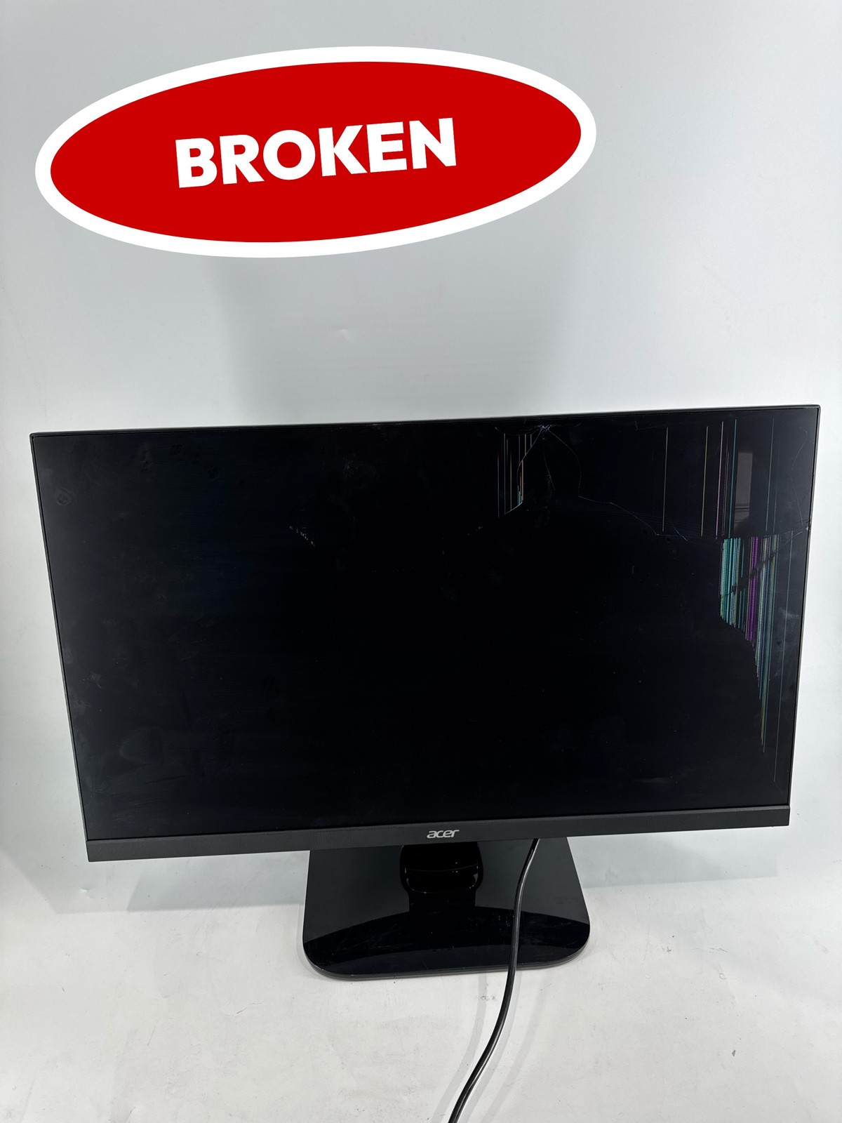 (BROKEN) Acer KA272 EBI 27 in Full HD 1920x1080 100Hz LED Monitor Black 1ms HDMI