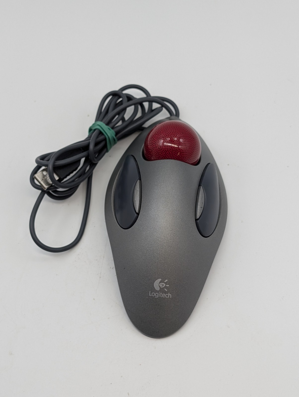 LOGITECH T-BC21 Marble Ergonomic Ball Wired Mouse USB 810-000767