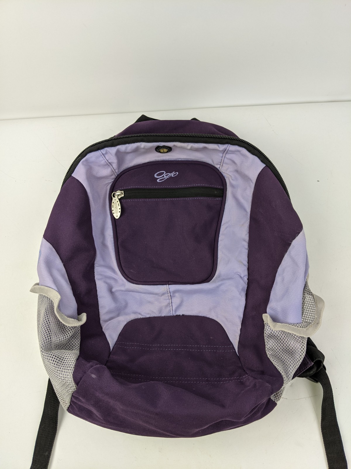 Vintage Ogio Purple Lavendar Laptop Bag Backpack Audio Port