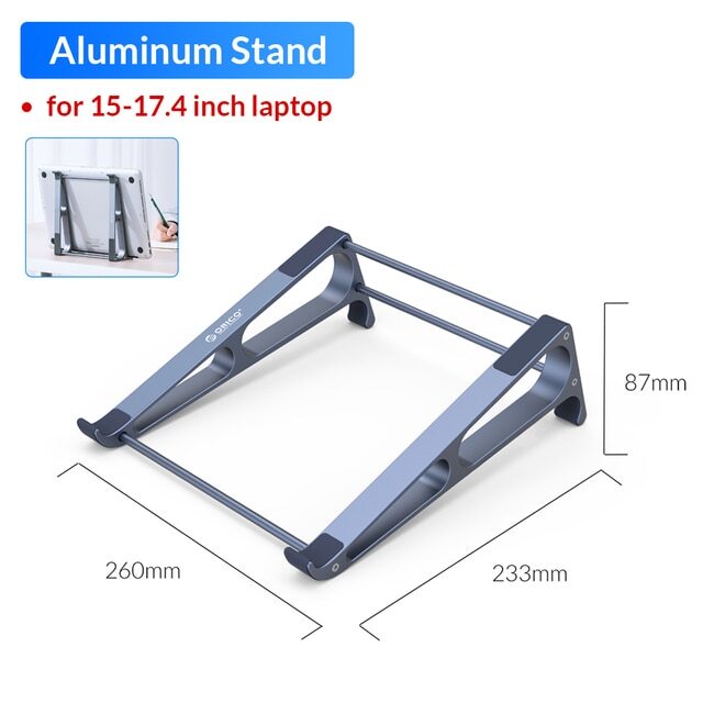 ORICO Alu Laptop Stand for 13-17" Laptop MacBook Pro Stand Vertical Holder
