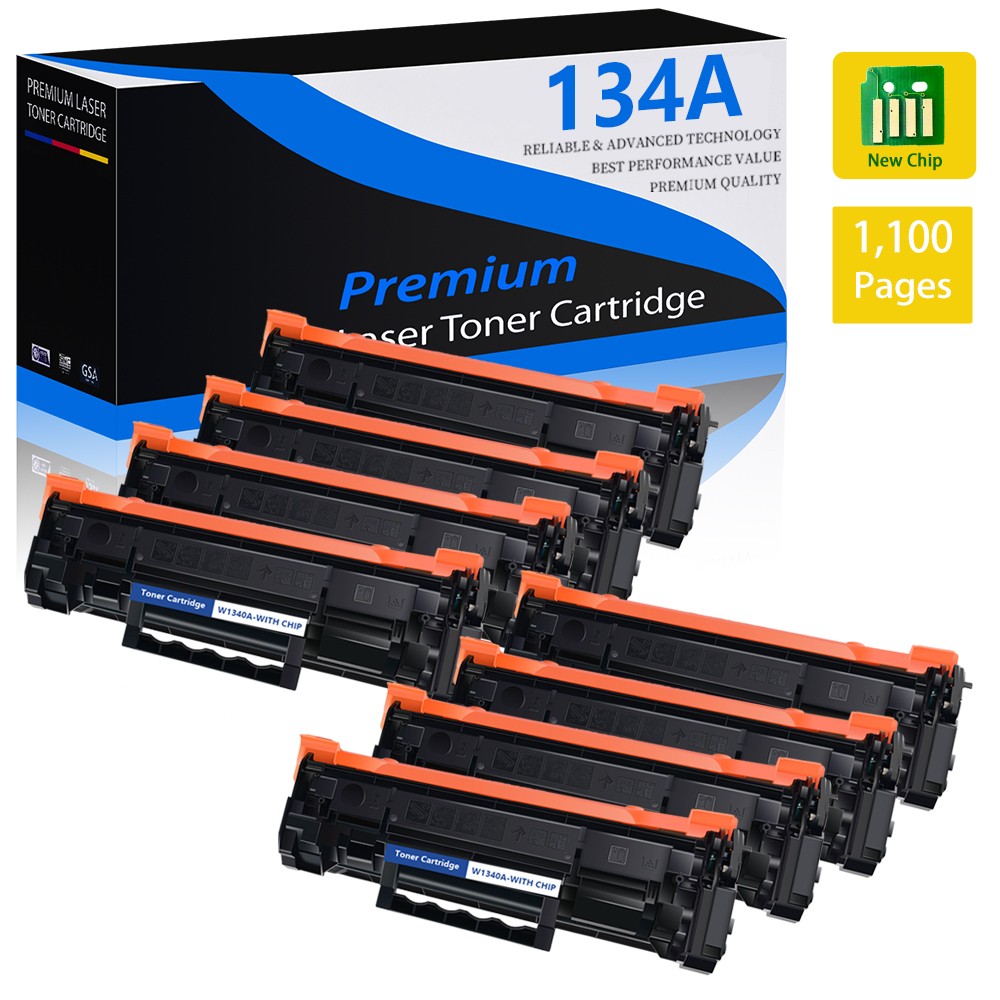 8PK 134A W1340A Compatible Toner Cartridge for HP M234sdw M209dw Printer W/chip