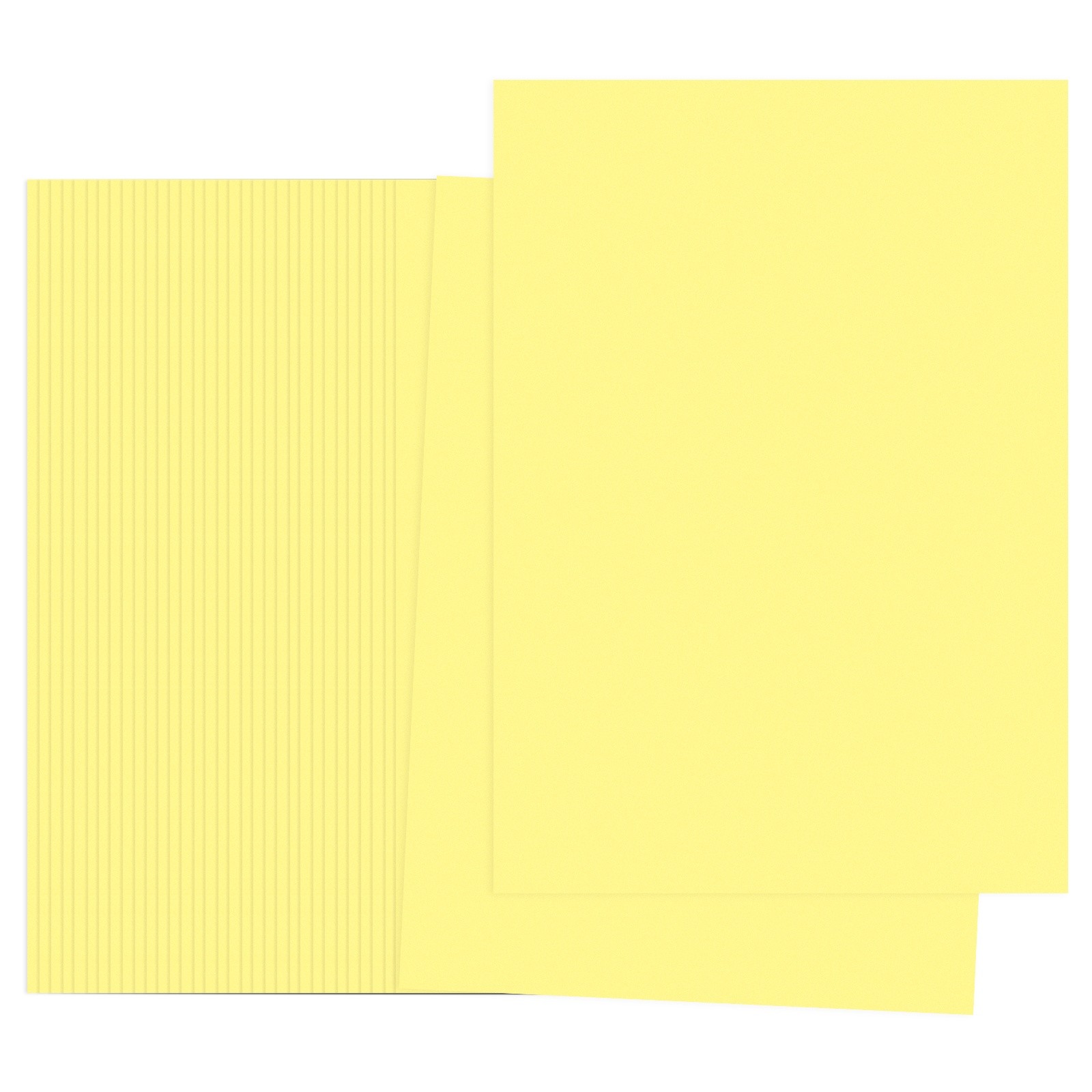 Light Yellow Color Copy Paper 100 Sheets 11.7x8.3" A4 70gsm