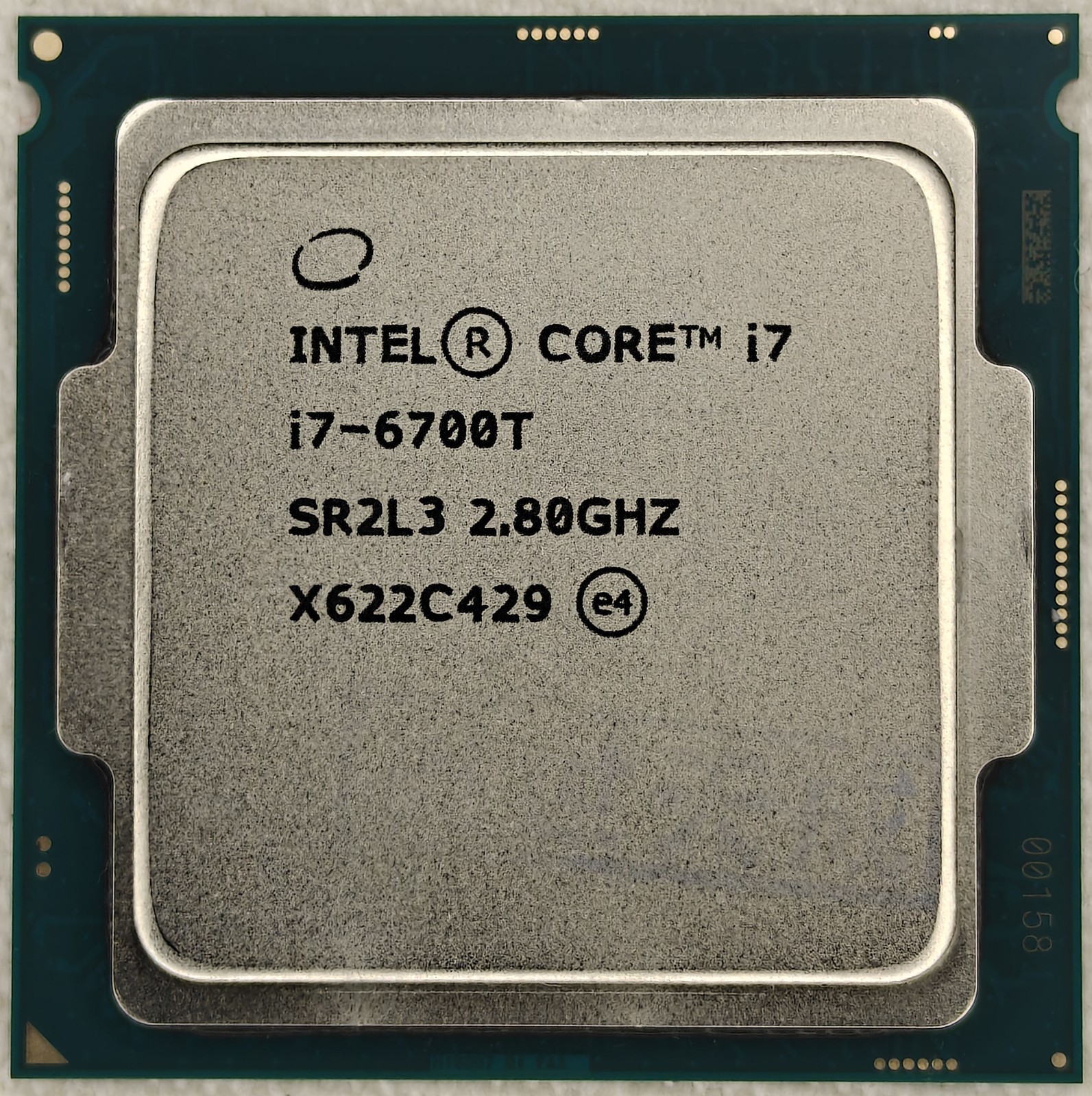 SR2L3 Intel Core Processor i7-6700T 2.8GHz Quad Core Socket LGA1151 CPU