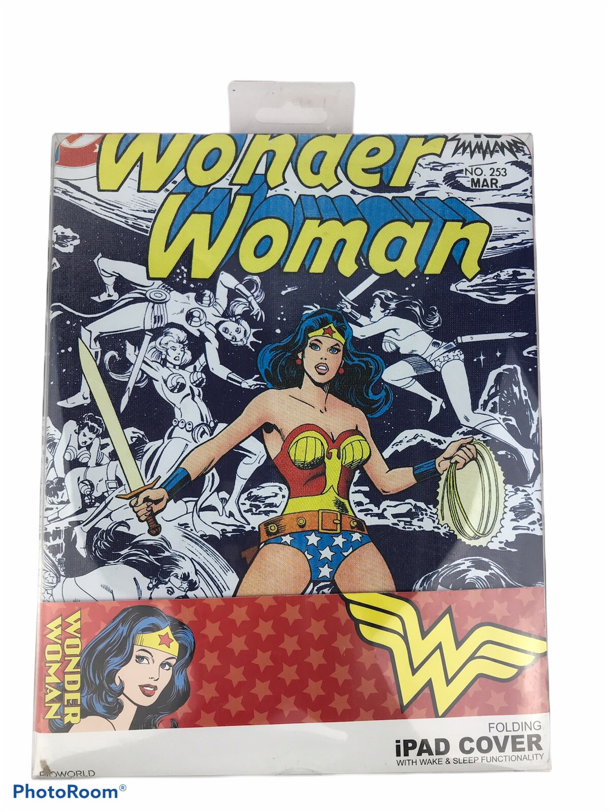 NIB TM & DC Comics Wonder Woman Folding Ipad 2 And 3 Cover