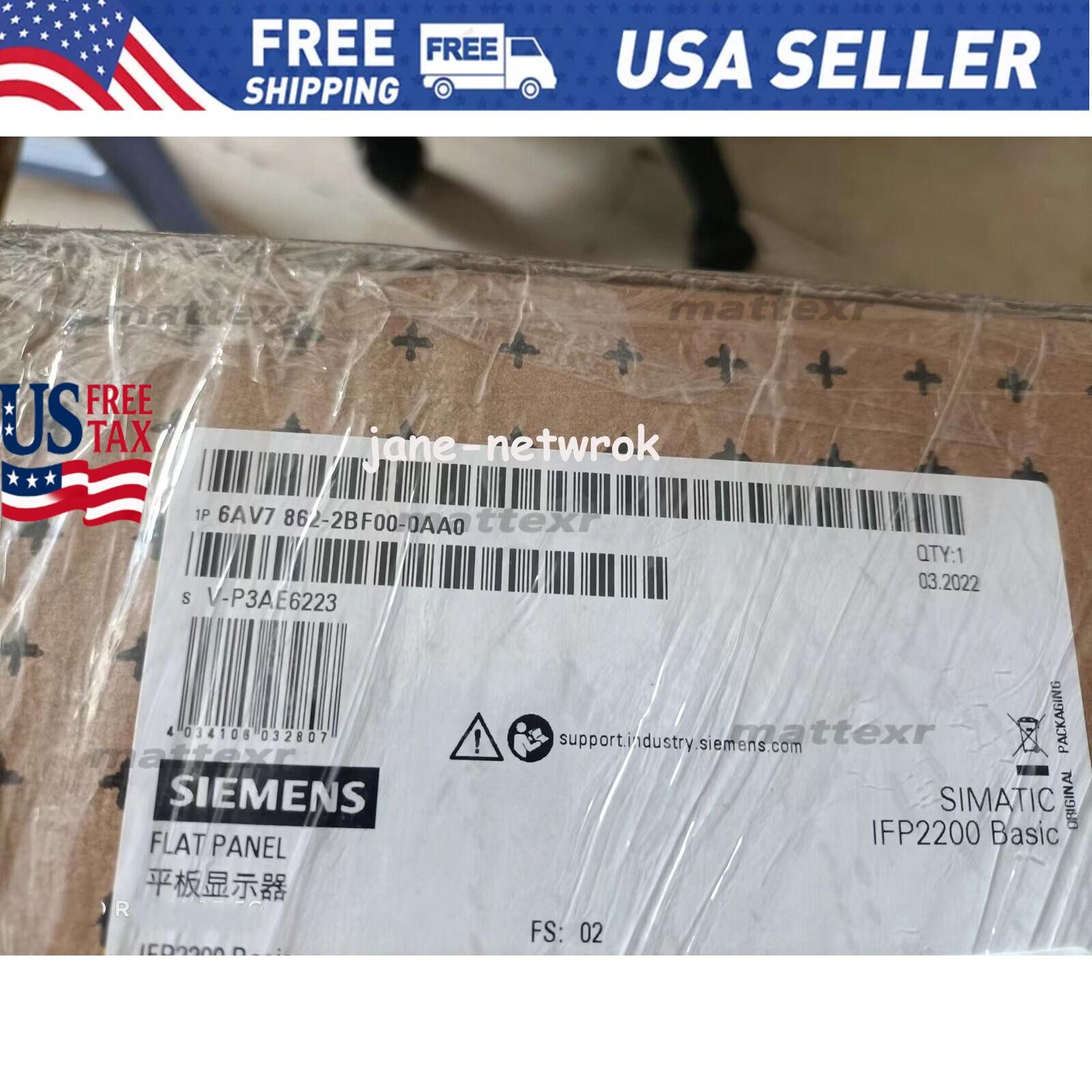 New Siemens 6AV7863-3MA00-0AA0 IFP2200 Basic Flat Panel 22 6AV7 863-3MA00-0AA0