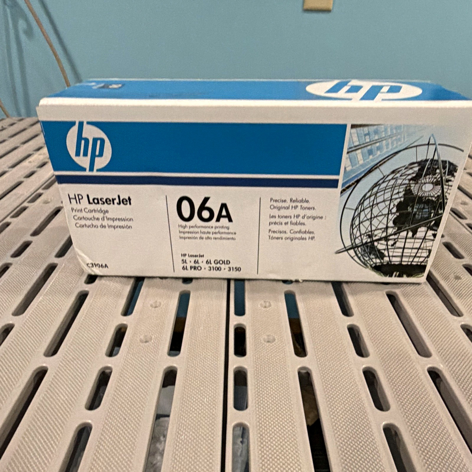 HP Genuine/Original LaserJet 06A Black Toner Cartridge C3906A