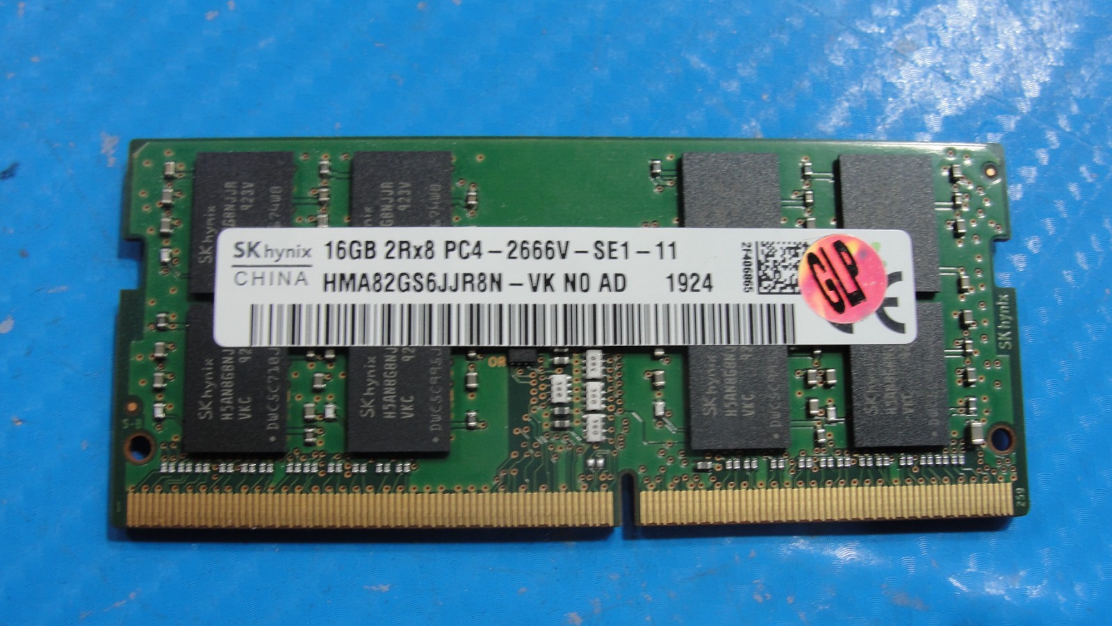 Dell 5401 SK Hynix 16GB 2Rx8 PC4-2666V SODIMM Memory RAM HMA82GS6JJR8N-VK