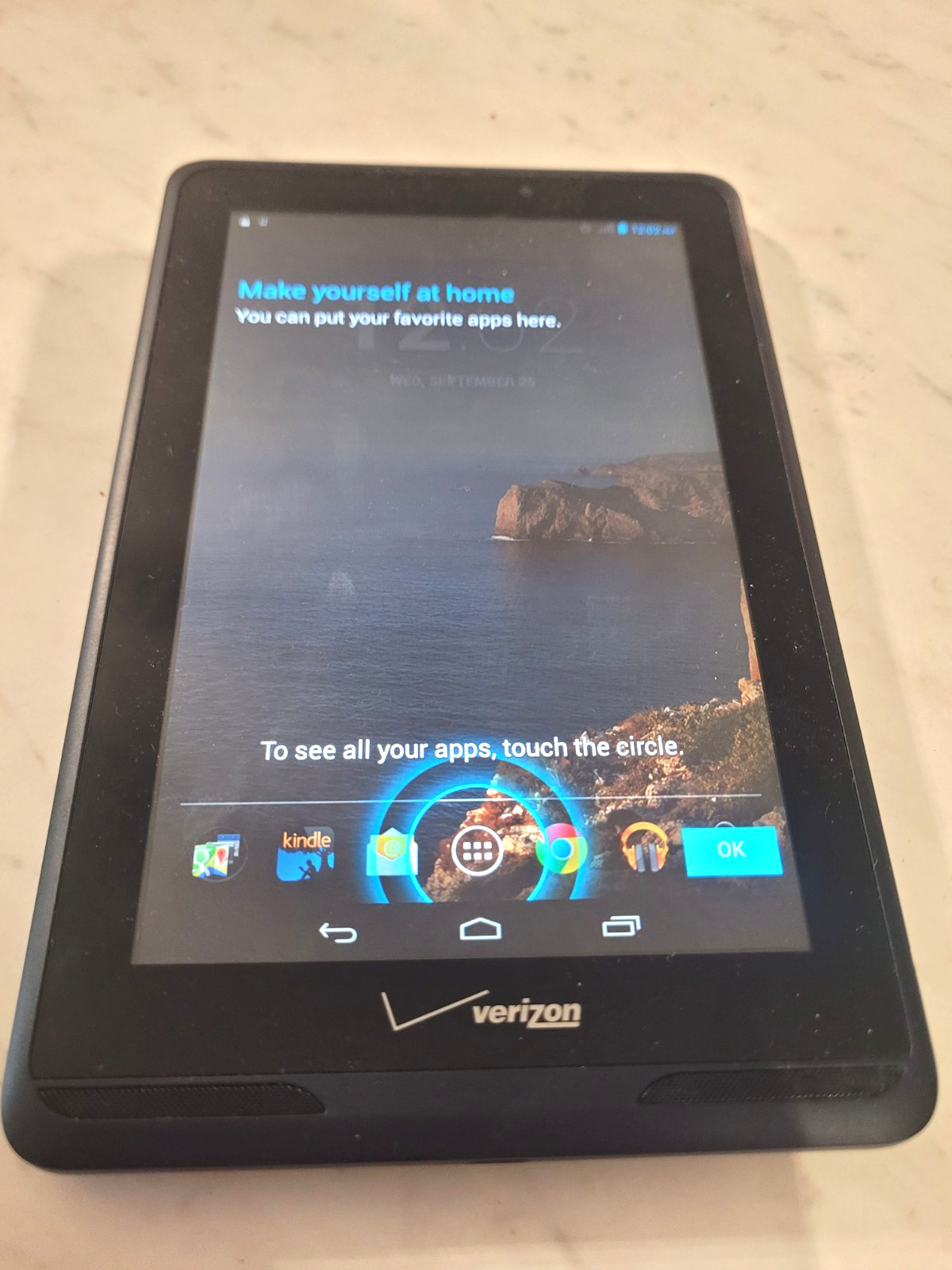 Verizon Ellipsis 7 QMV7A 7in 8GB Black Wi-Fi + 4G LTE Android Tablet