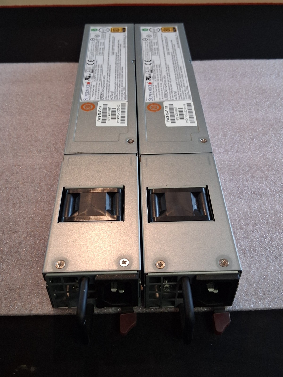 Supermicro PWS-704P-1R Switching 750W PSU 80 Plus Gold 1U Redundant Power Supply