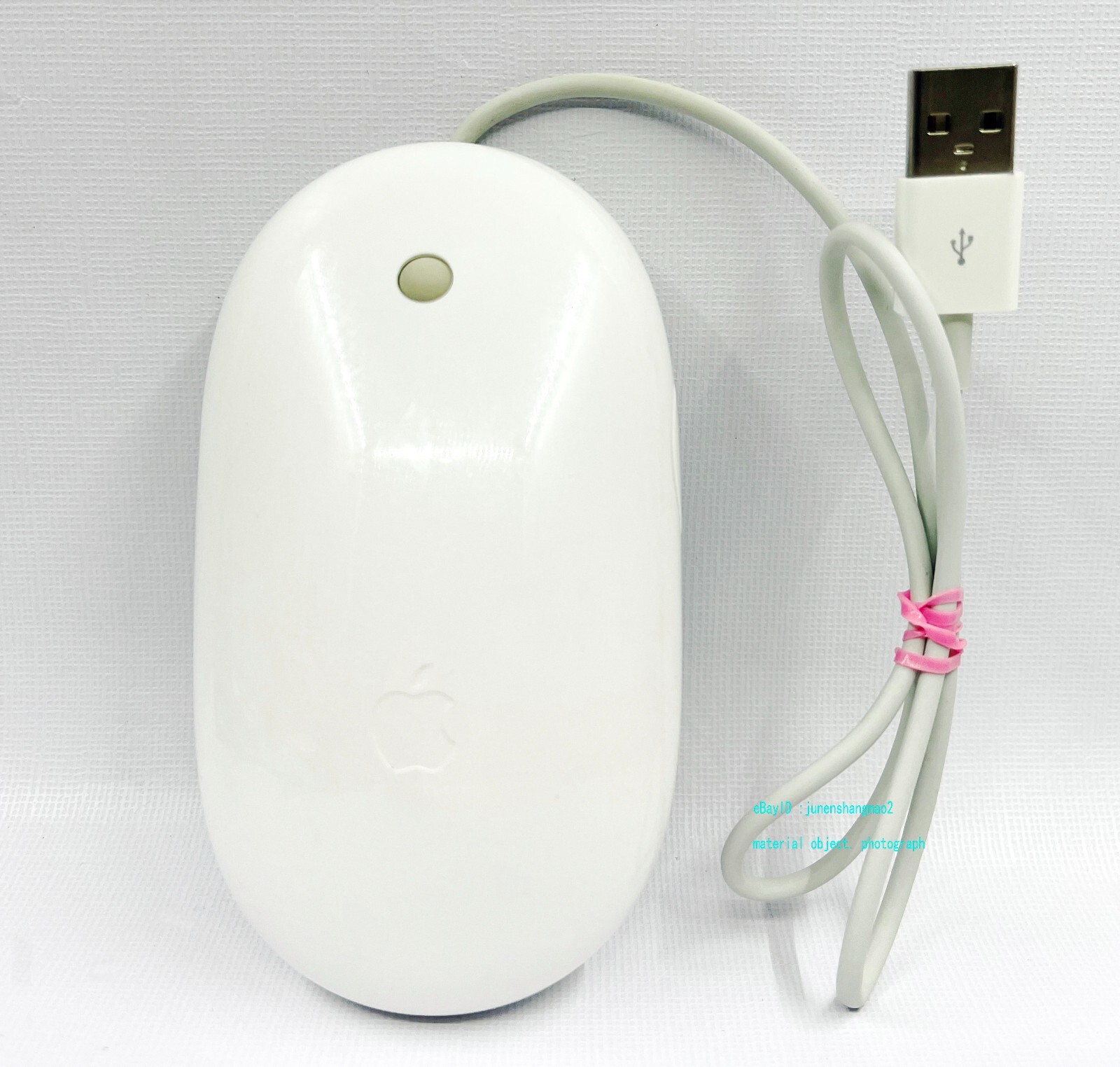 Original Apple Mighty Mouse A1152 EMC No:2058 USB white mouse (cable length 50cm