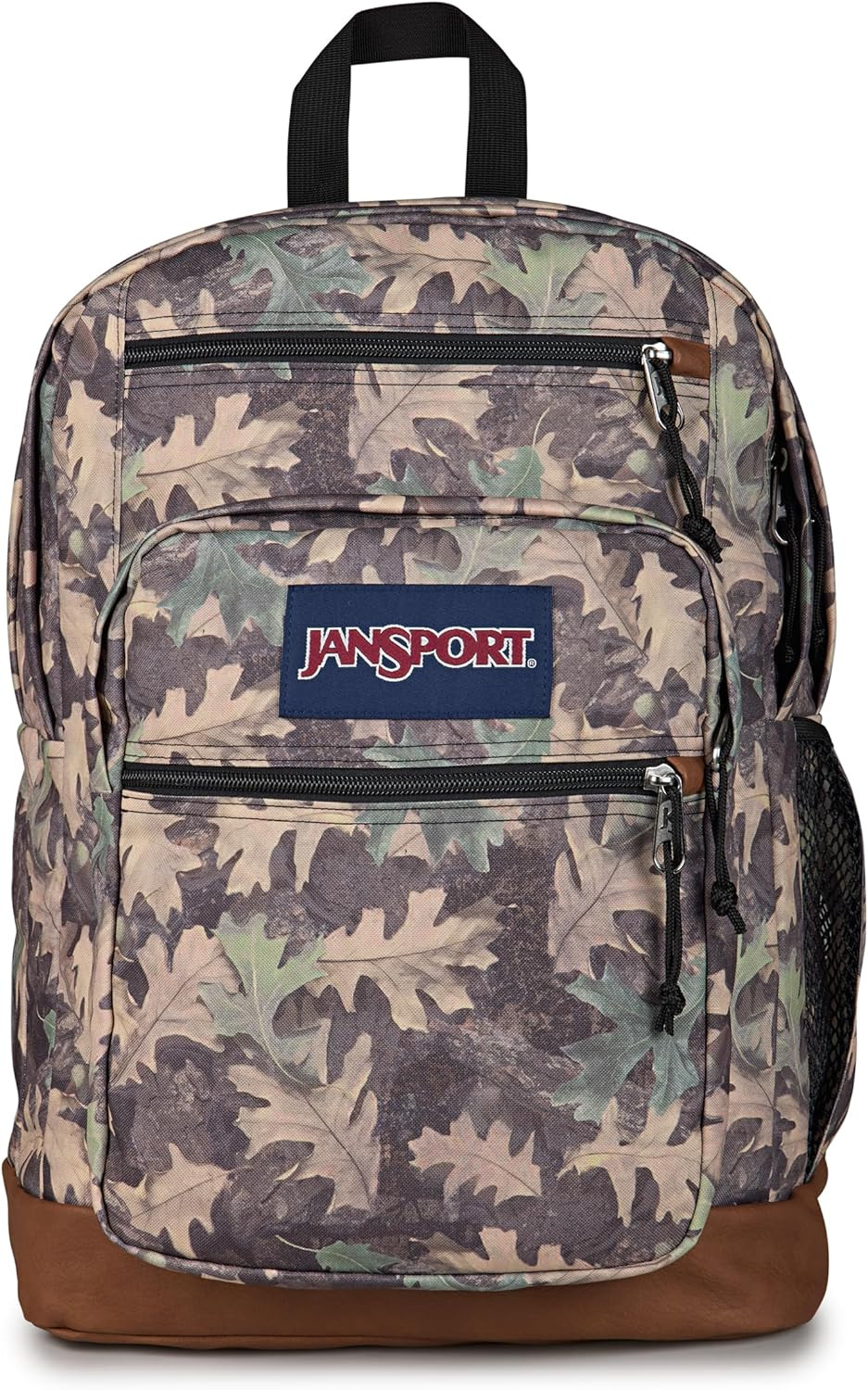 JanSport Cool Backpack Woodland Camo 15in Laptop Sleeve 2 Compartment Book Bag