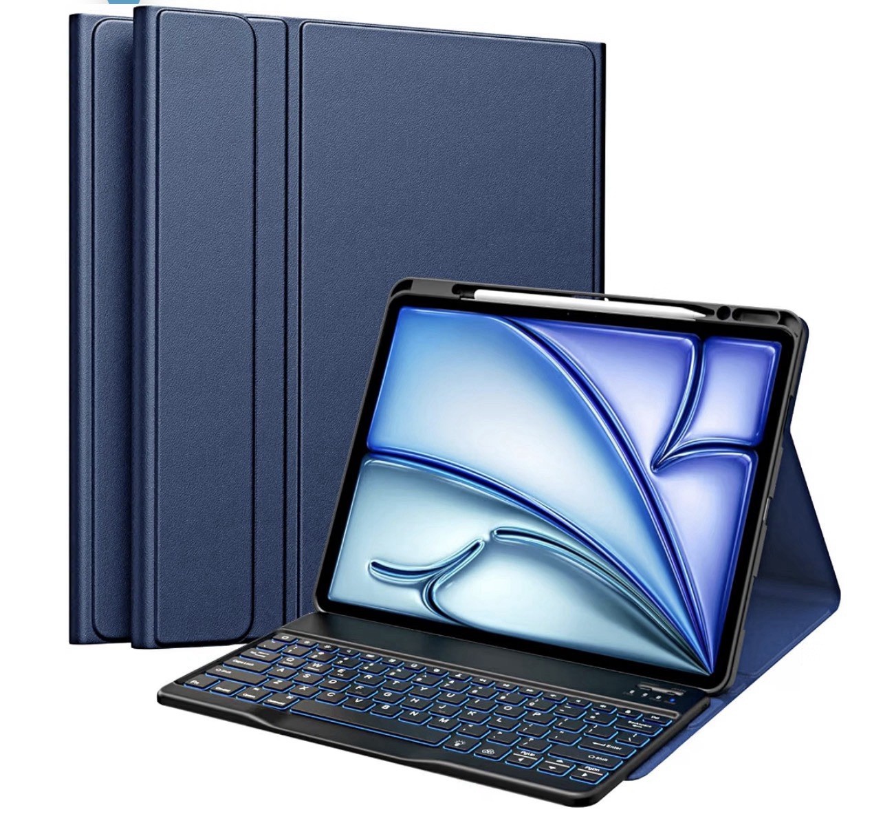 MoKo Touch Keyboard Case for iPad (A16) 11th Generation 11 inch 2025, iPad 10th