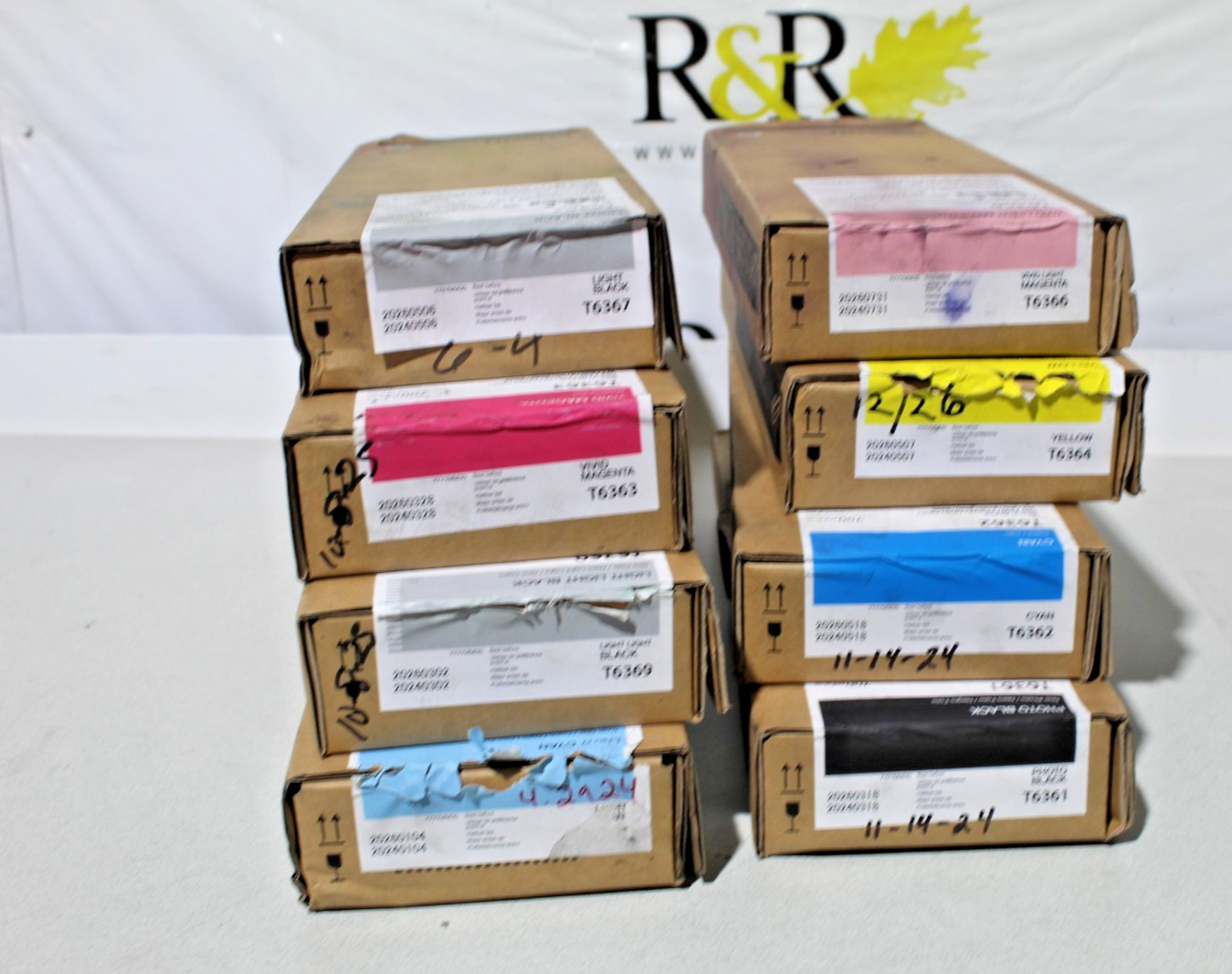 Lot of 8 Epson Stylus Pro
