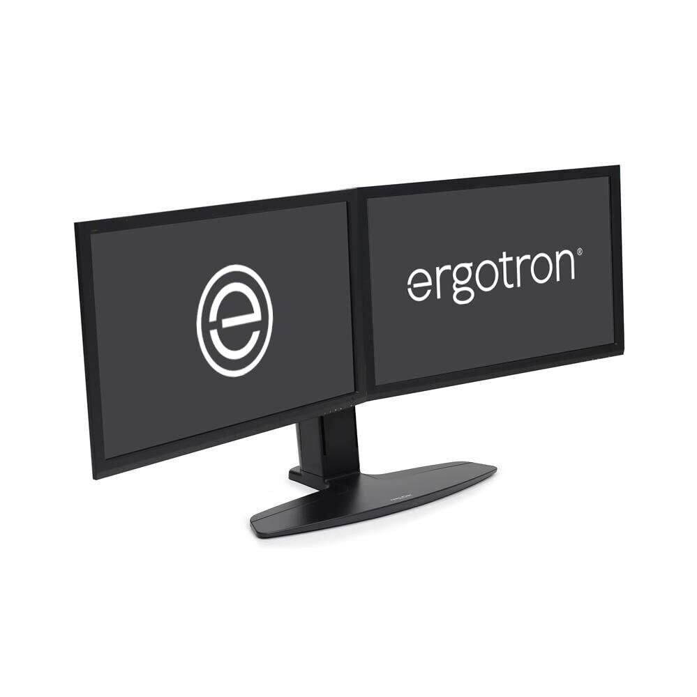 Ergotron Neo-Flex Monitor Stand Desk VESA Mount 2 Monitors Up to 24 In Black
