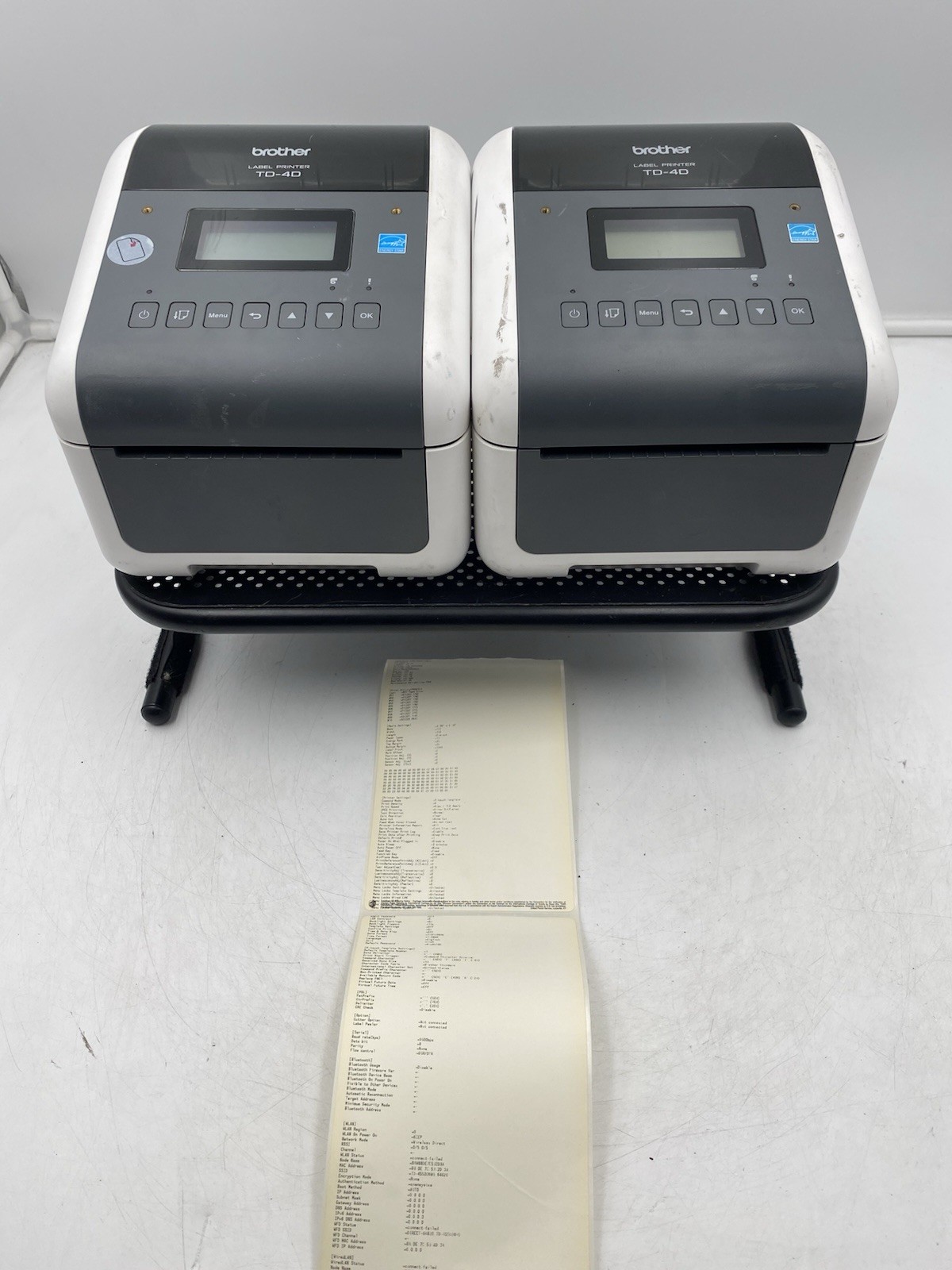 Brother TD-4D TD4550DNWB Thermal Label Printer For Parts/Repair