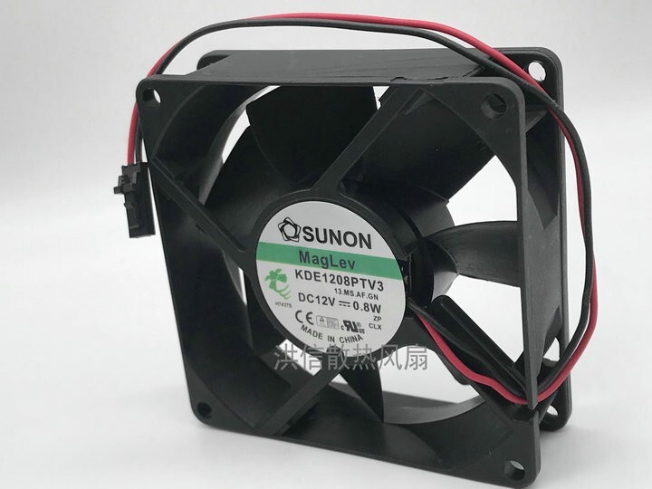  1PC  0.8W 80mm cooling fan  8025 KDE1208PTV3 13.MS.AF.GN DC12V 